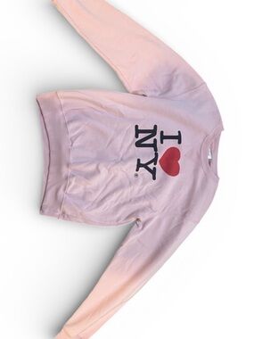 I ♥ NY Pink Graphic Crewneck Sweatshirt